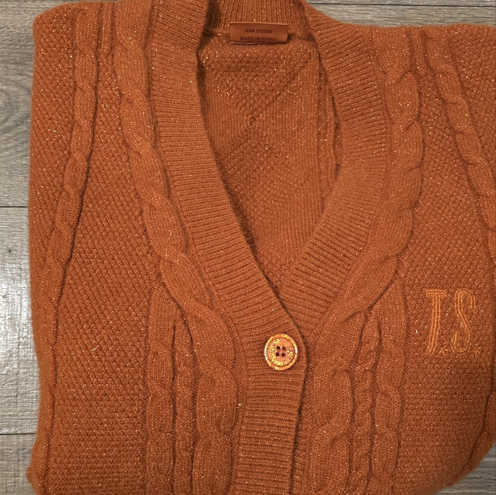 Taylor Swift Cardigan LOAS Orange